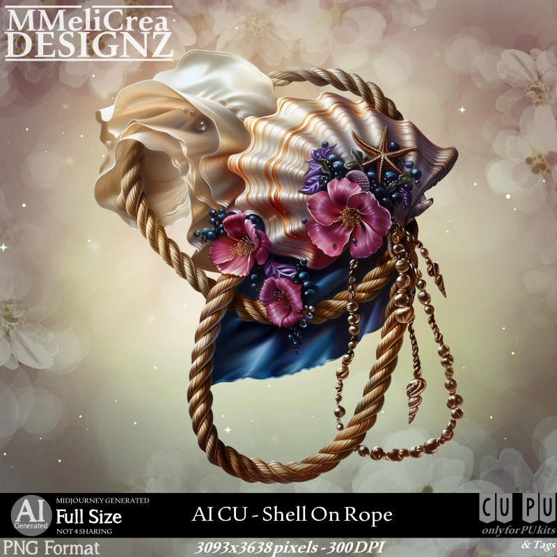(image for) AI - CU Shell On Rope (CU4PU/PNG)